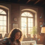 music notes - relevant illustration