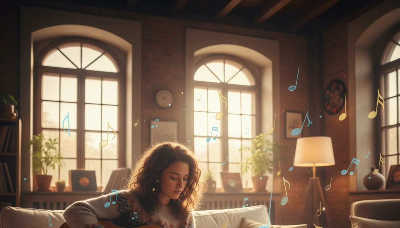 music notes - relevant illustration