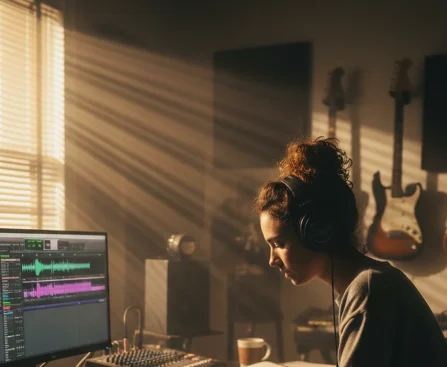 music production - relevant illustration