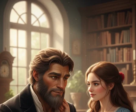 beauty and the beast - relevant illustration
