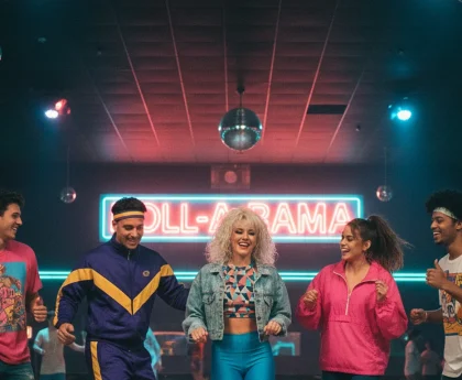 80s fashion - relevant illustration