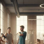 lifestyle gym - relevant illustration