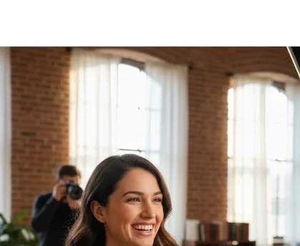 professional headshot - relevant illustration