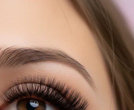 eyelash extensions - relevant illustration