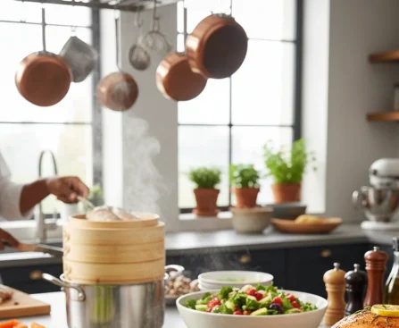 healthy cooking methods - relevant illustration